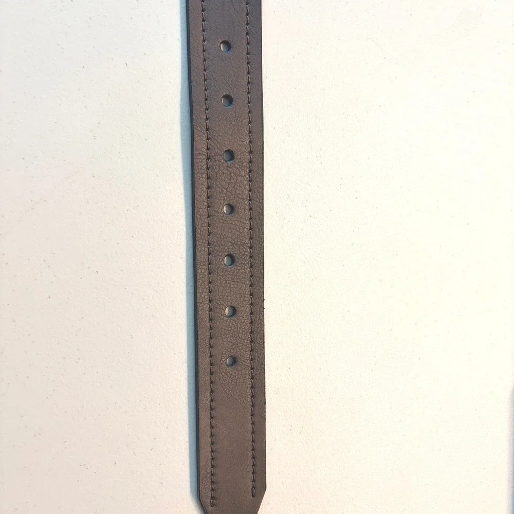 Columbia Reversible Buck Leather Top Belt 38 Brown/Black 11CO02F4